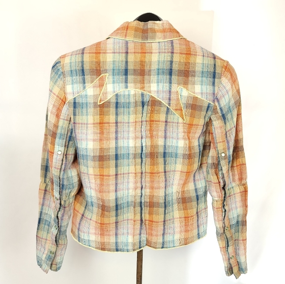 Parasuco Denim Lengend Western Arm/front Snap Top - Picture 5 of 5